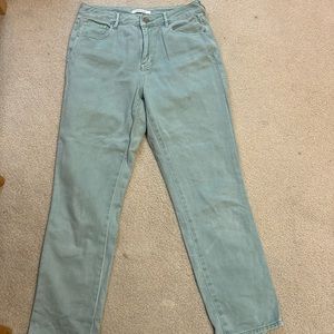 PACSUN- Green Mom Jeans, size 27